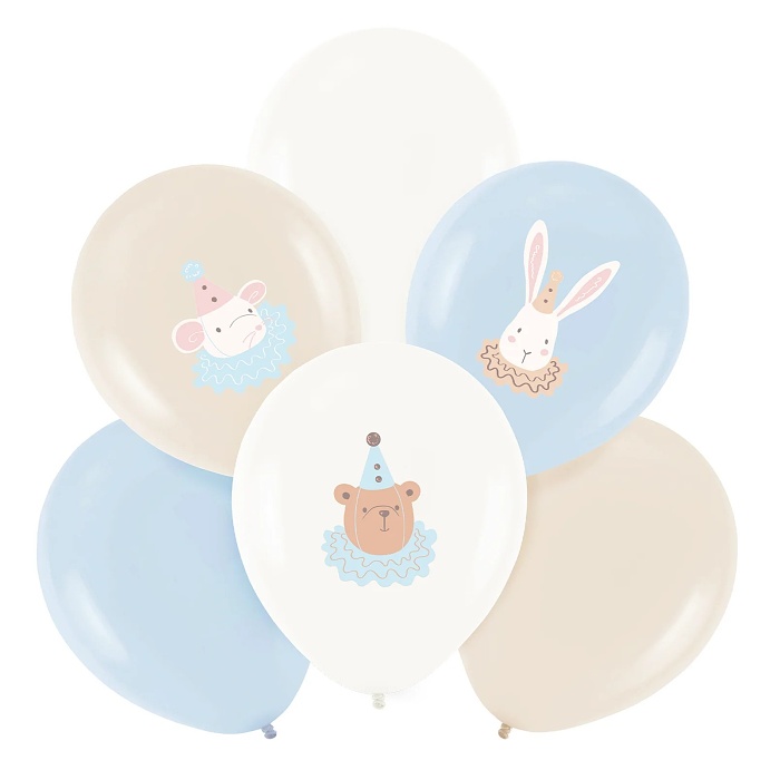 Balónky latexové baby shower chlapeček 30 cm 6 ks