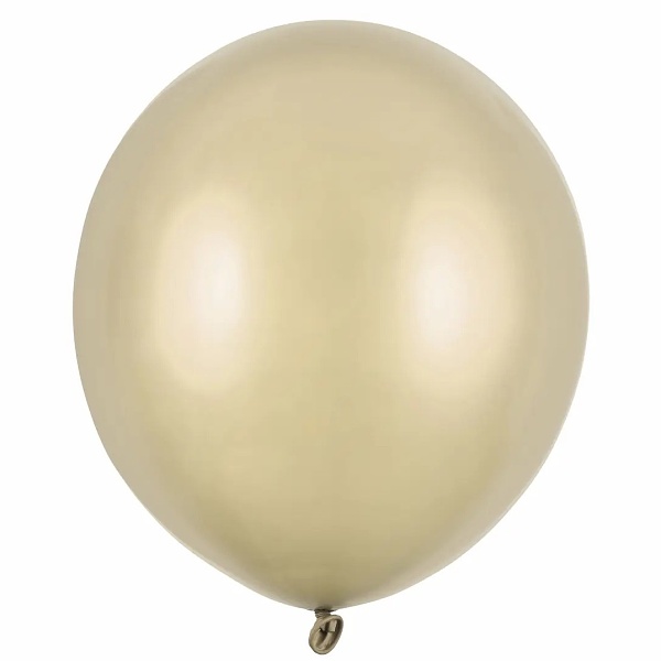 Balónky latexové metalické zlaté 43 cm 25 ks