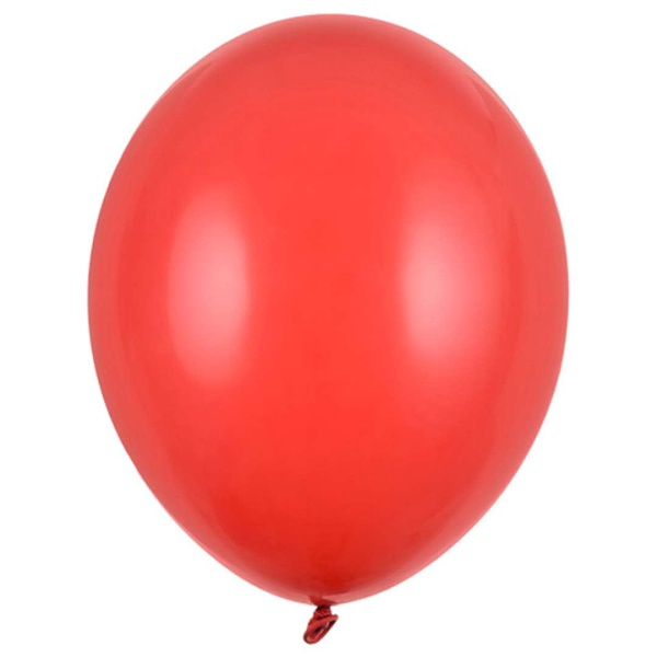 Balóniky latexové pastelové červené 23 cm 100 ks