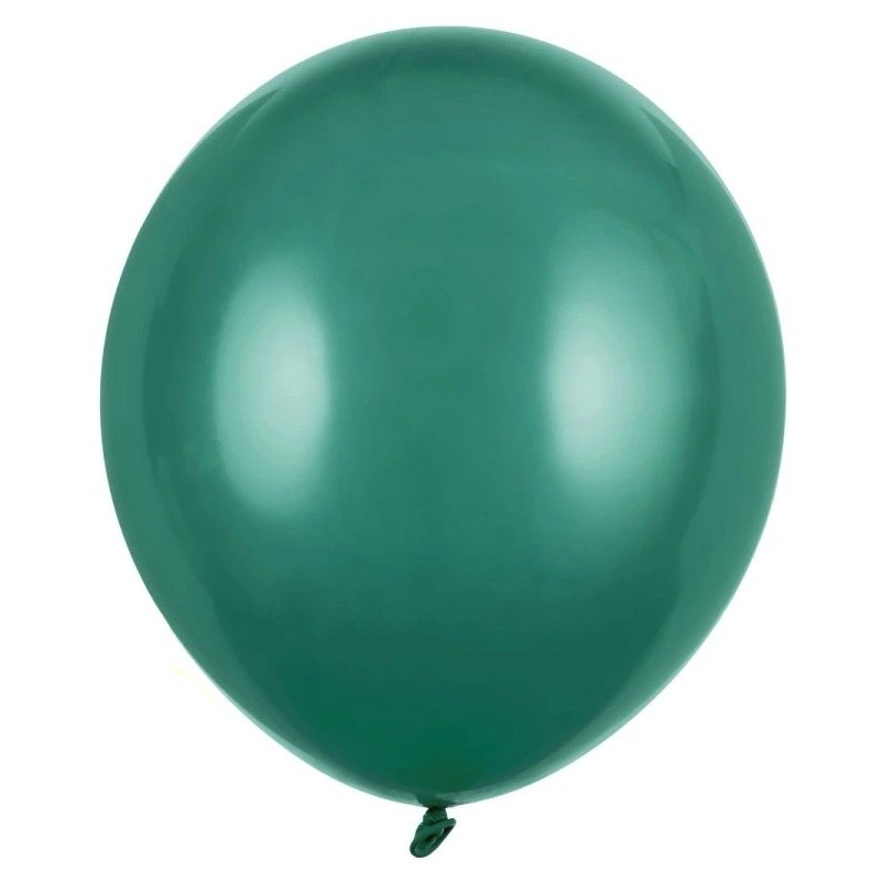 Balónky latexové pastelové lahvově zelené 43 cm 25 ks