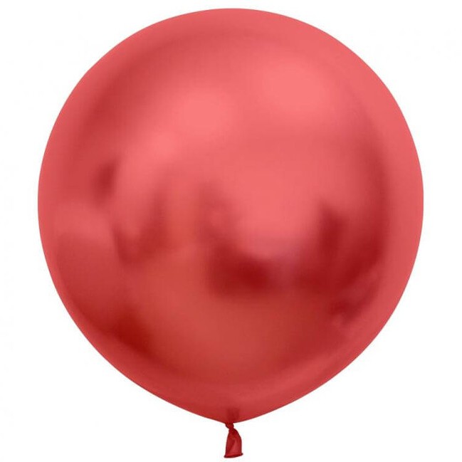 Balónky latexové platinum červený 61 cm 2 ks