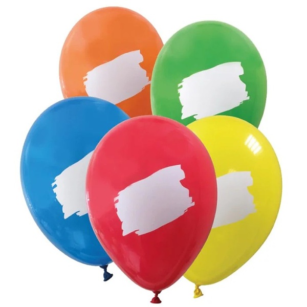 Balónky latexové popisovatelné mix barev 6 ks