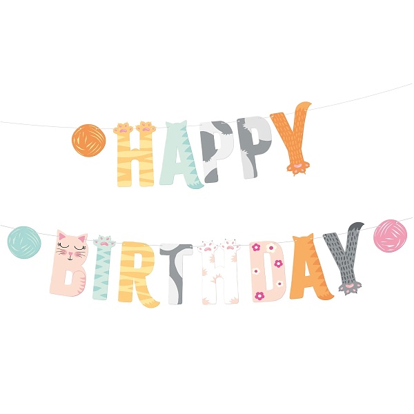 Banner HB Kočky 200x18 cm