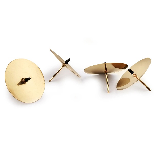 Bodce na svíčky zlaté 4 ks