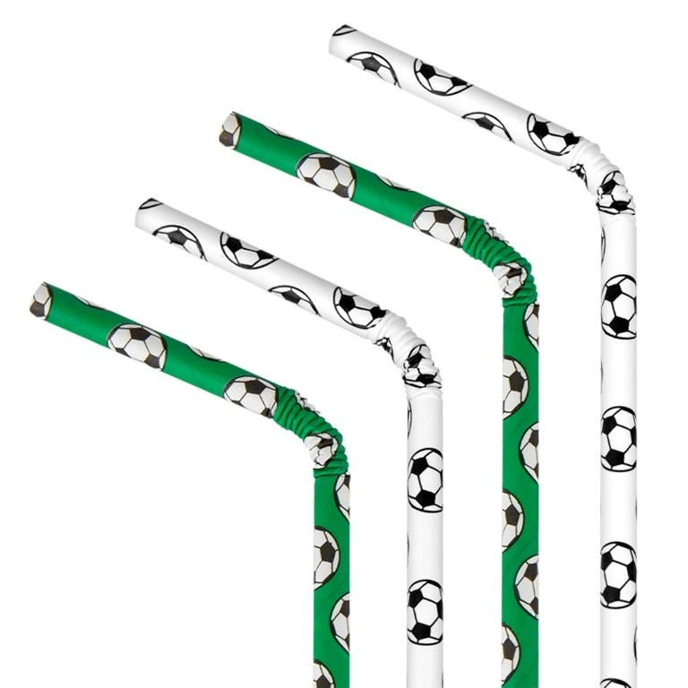 Brčka papírová Fotbal 10 ks