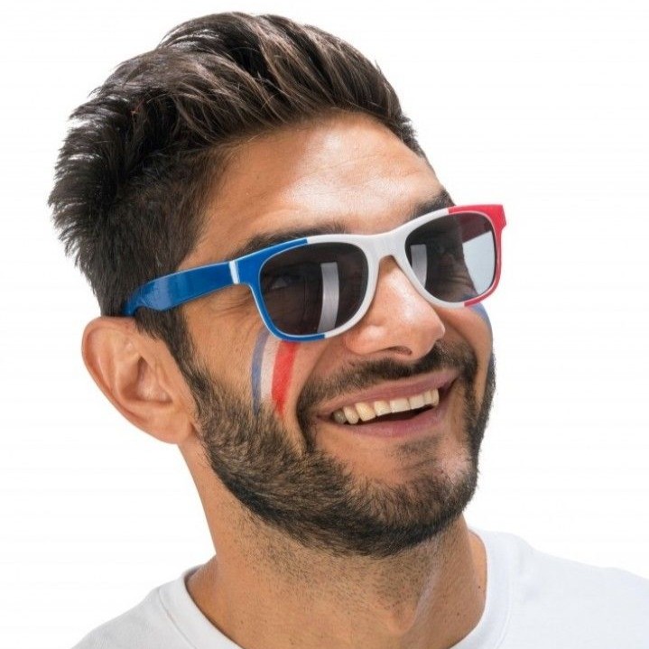Brýle červeno-bílo-modré
