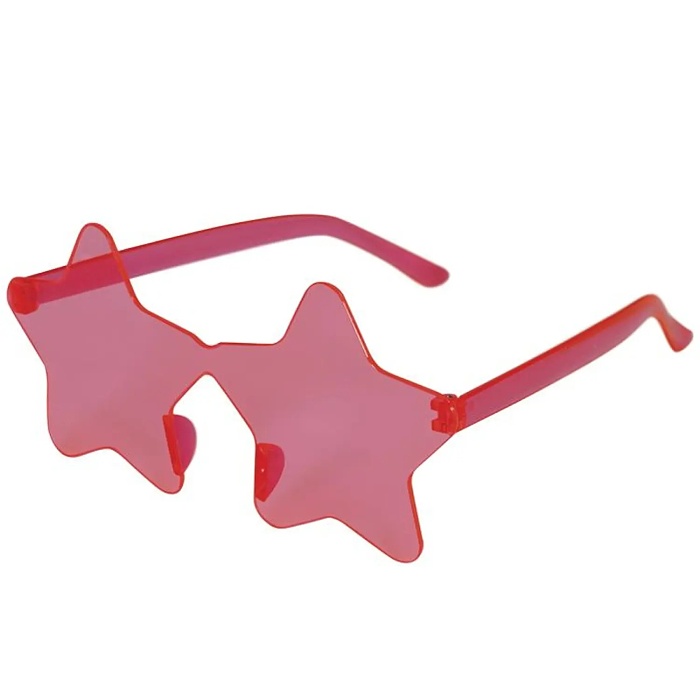 Brýle hvězdy růžové