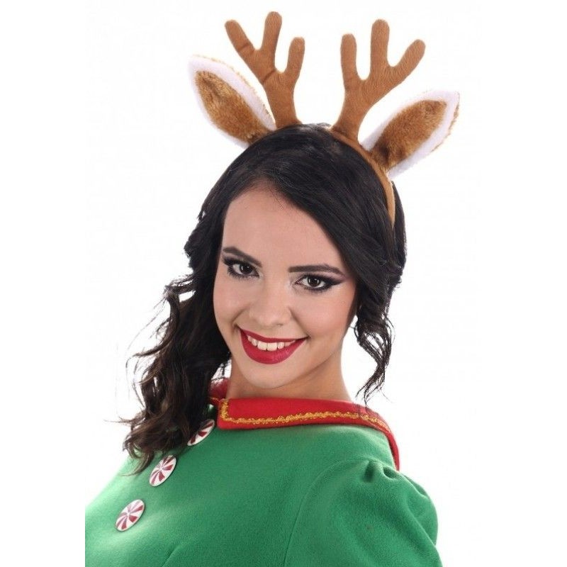 Čelenka plyšové rohy Sob