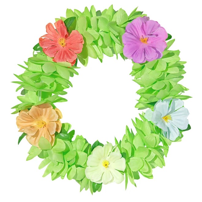 Čelenka zelená na gumičce