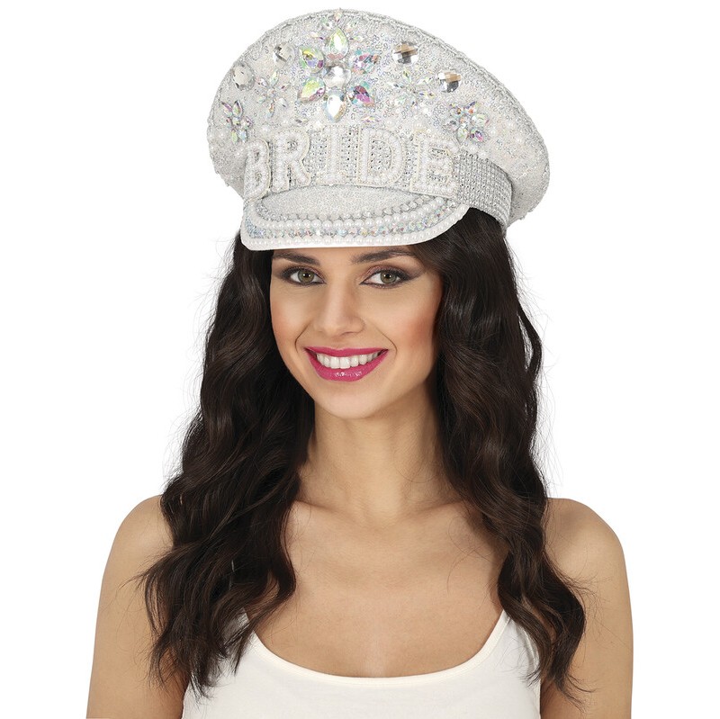 Čepice Bride to be diamantová s křišťály
