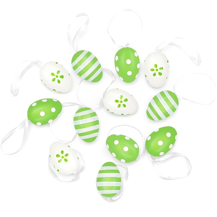 Dekorace Velikonoční - Vajíčka 12 ks