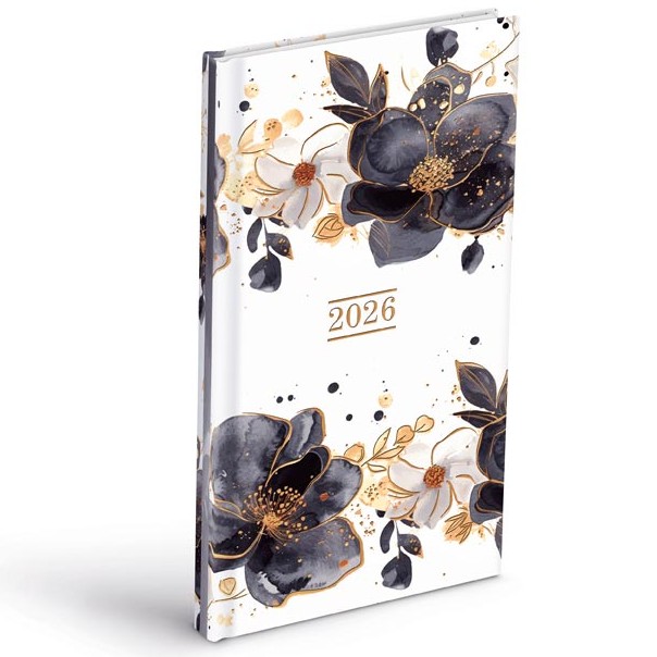 Diář 2026 s květy
