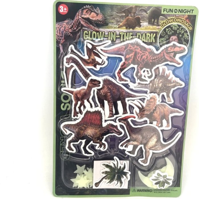 Dinosauři + hvězdičky svítící ve tmě