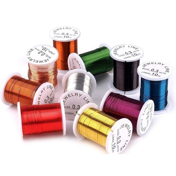 Drát dekorační měděný 0,3 mm,10 m