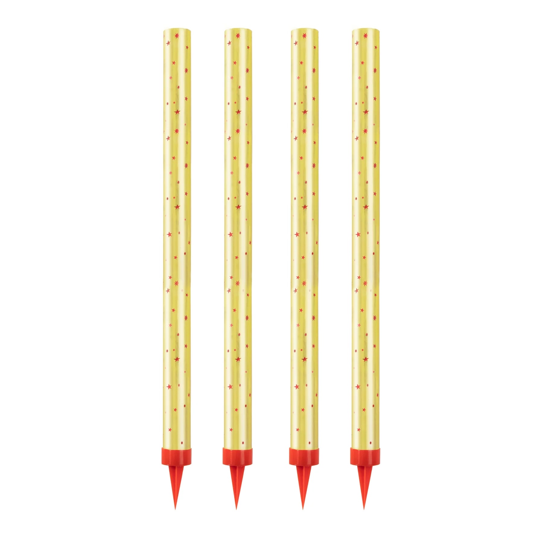 Fontány dortové zlaté 25cm 4ks