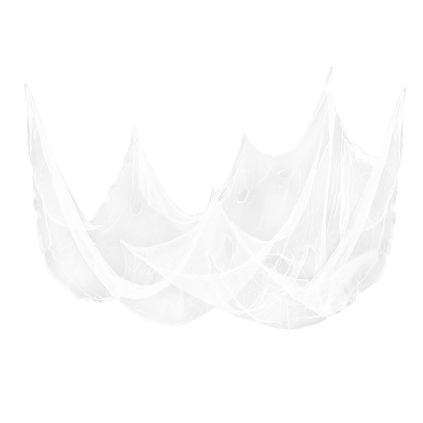 Halloweenská dekorace bílá 76x300cm