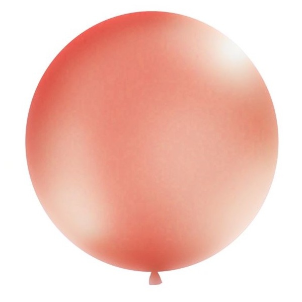 JUMBO balón 1m metalický ružové zlato