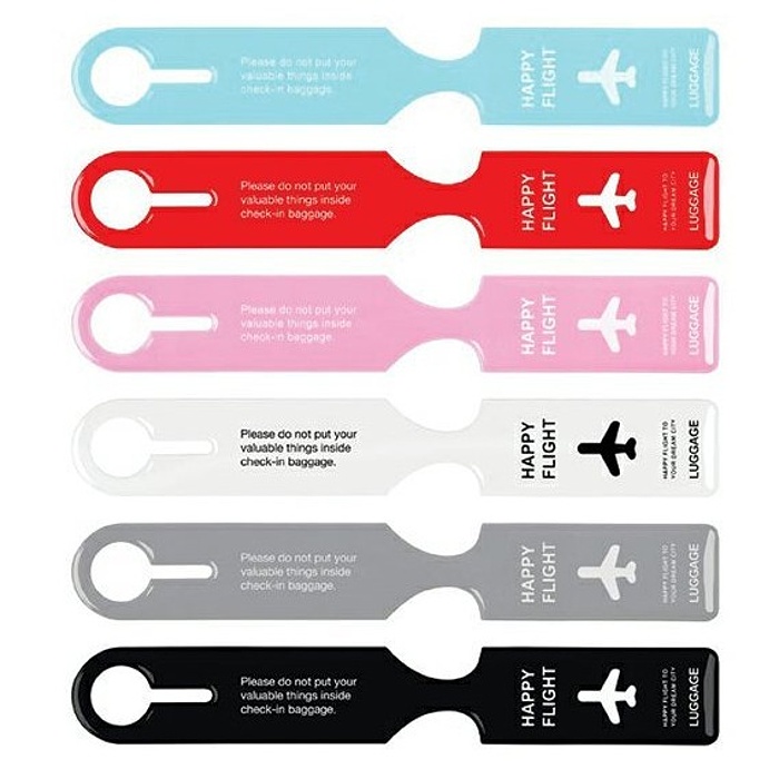 Jmenovka na kufr Happy Flight 1 ks