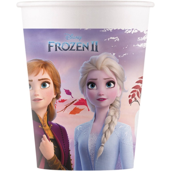 TÉGLIKY papierové kompostovateľné Frozen 2 200ml 8ks