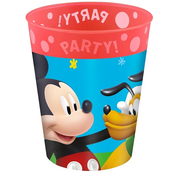 Téglik plastový opakovane použiteľný Mickey Mouse 250 ml 1 ks