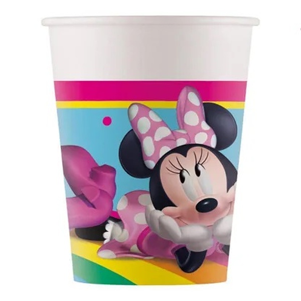 Kelímky papírové Minnie Mouse 200 ml 8 ks