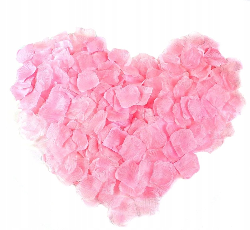 Lístky okvětní růžové 500 ks