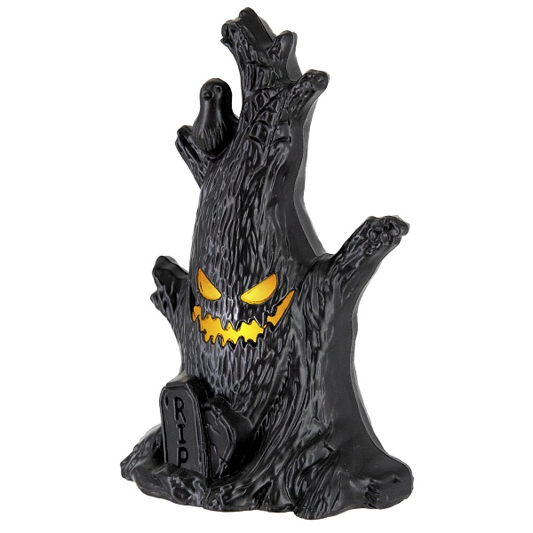 Lucerna halloweenský kmen stromu LED