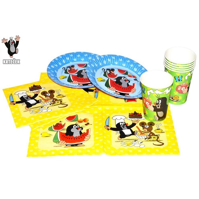 Párty set Krteček a kamarádi 18 ks
