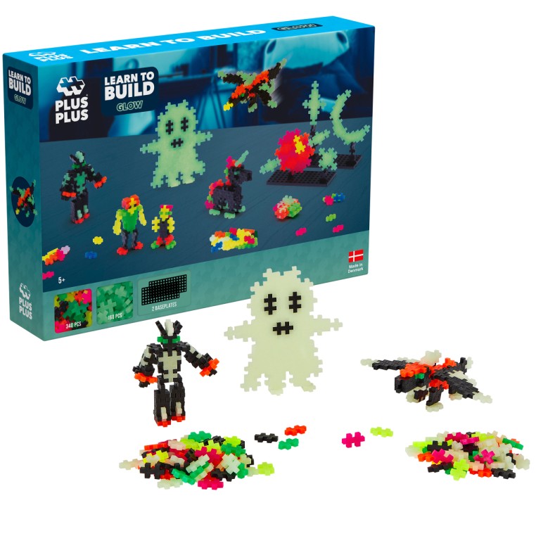 Plus-Plus Nauč se stavět - Svítící ve tmě (500 ks)