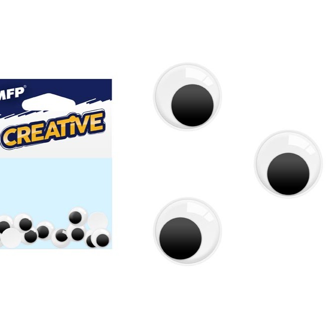 Pohyblivé oči 1,5cm 12ks