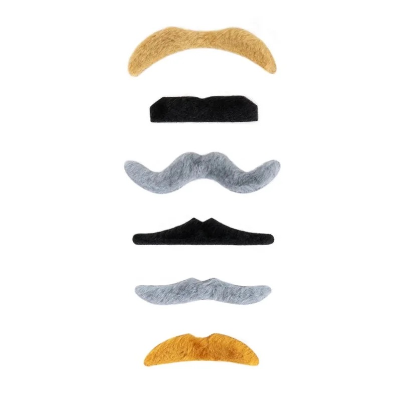 Sada umělých knírů 6 ks