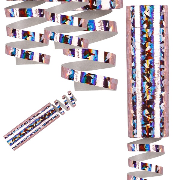 Serpentýny papírové jasně růžové