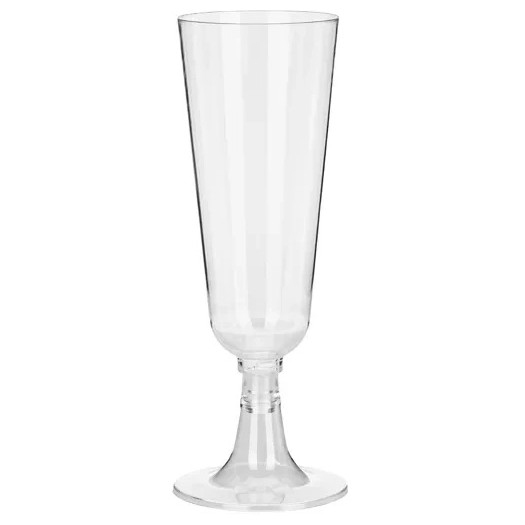 Sklenička na šampaňské průhledná 150 ml