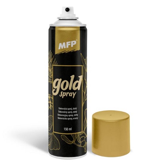 Sprej dekorační zlatý 150 ml