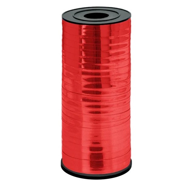 Stuha lesklá červená 92 m