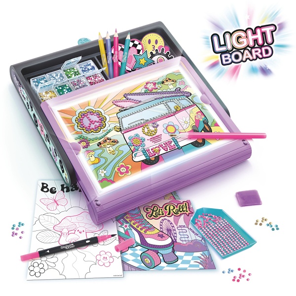 Style4Ever Diamantové malování 3v1 - svítící kufřík