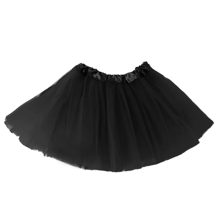 Sukně tylová černá 30 cm