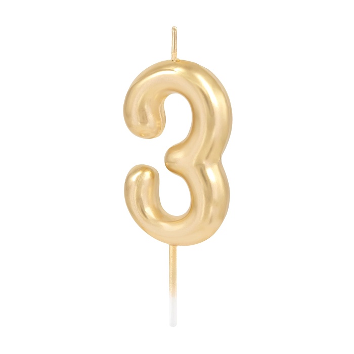 Svíčka dortová lesklá