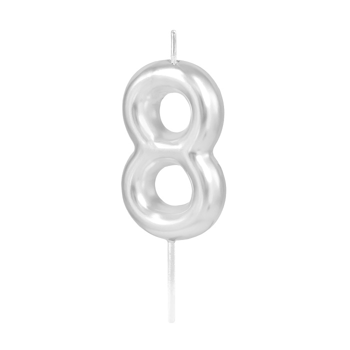 Svíčka dortová lesklá