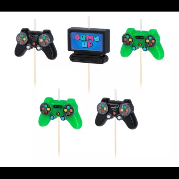 Svíčky dortové Game 5 ks