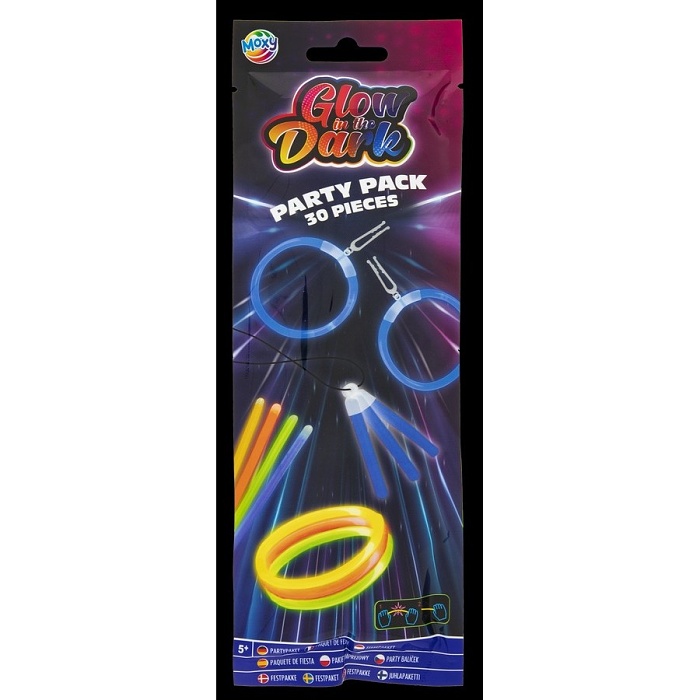 Svítící fluorescenční party sada 30ks