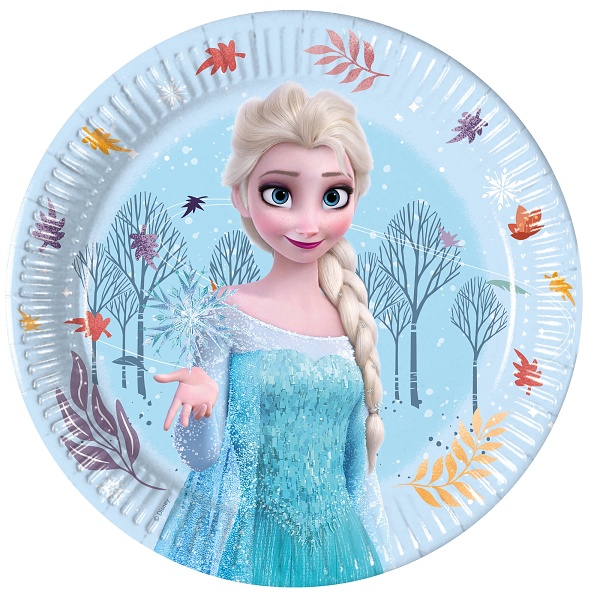 Talíře papírové Frozen 20 cm 8 ks