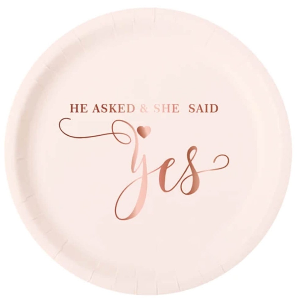 Talířky papírové na rozlučku se svobodou