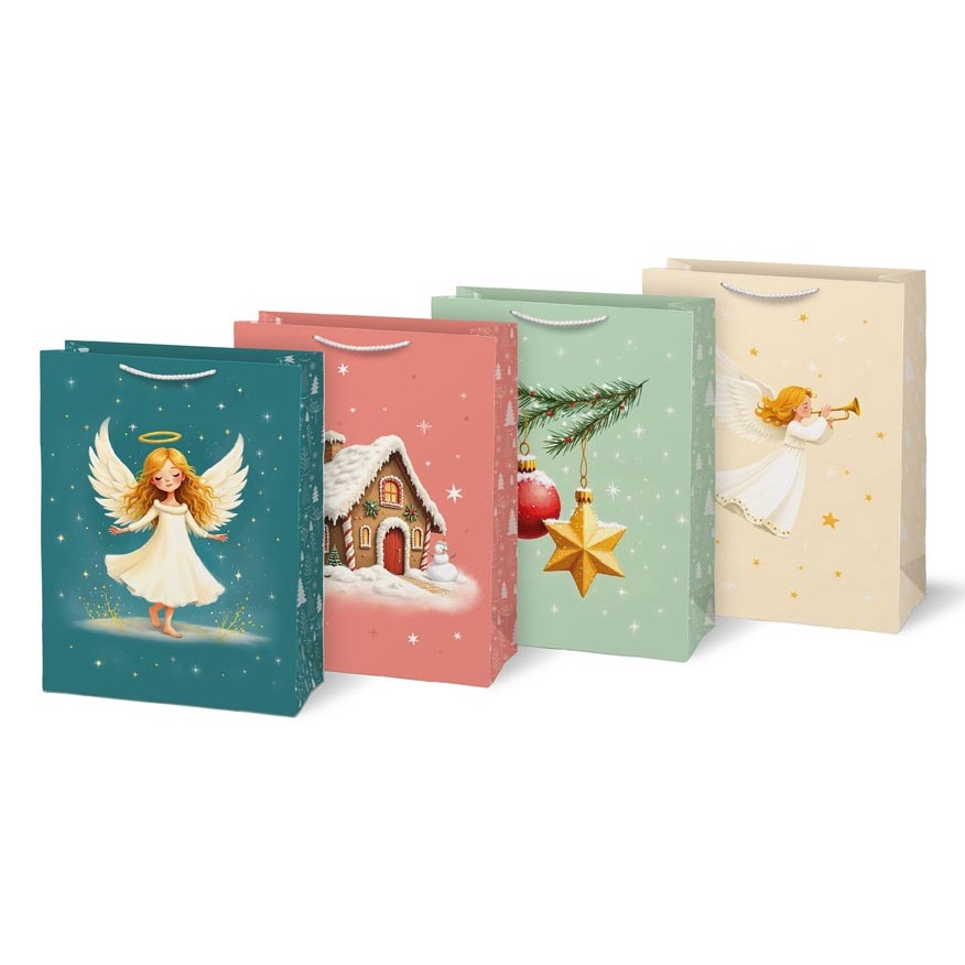 Taška papírová vánoční 40x55 cm