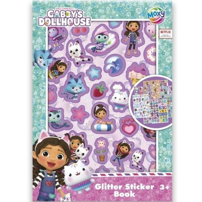 Třpytivé samolepky Gábinčin kouzelný domeček A5 8 archů