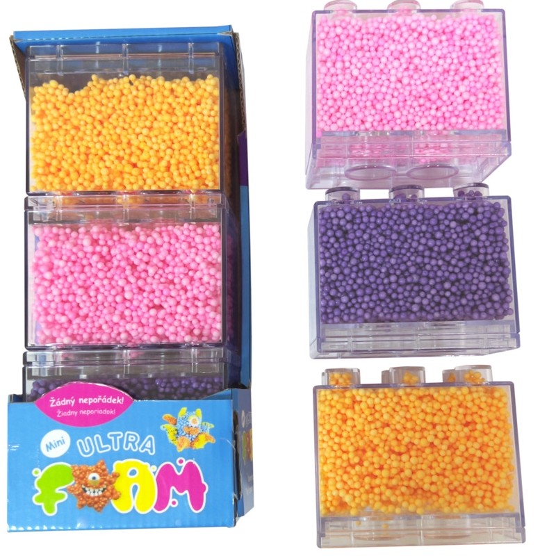 ULTRA FOAM 3 PACK - MINI (balení 3 kusů růžová, fialová, oranžová)