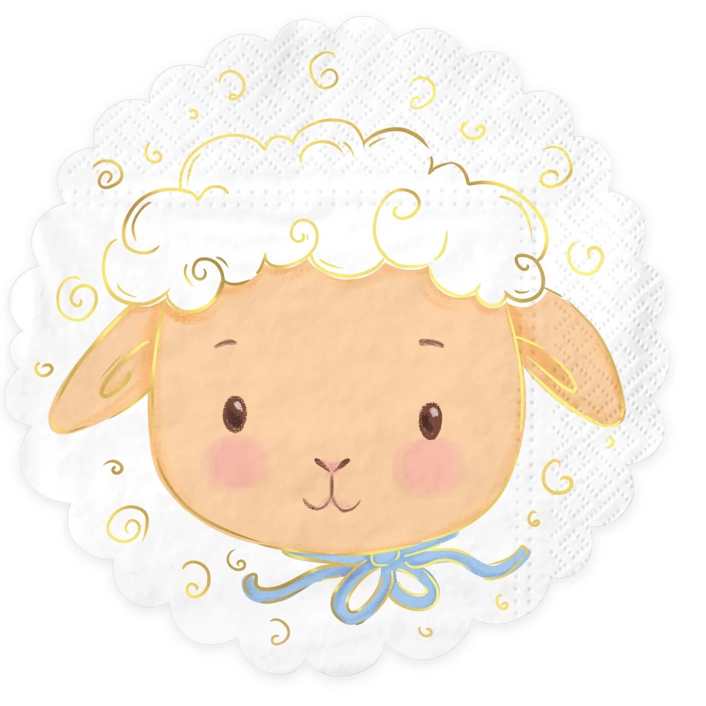 Ubrousky Beránek 11 x 16,5 cm 10 ks