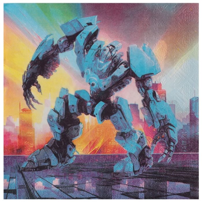 Ubrousky papírové Autorobot 33x33cm 20ks