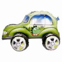 BALNIK CHODIACI Auto s dinosaurom zelen 60cm