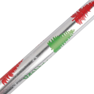 Balící papír vánoční s glitry 0,7x2m